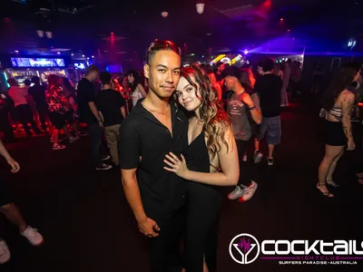 A professional photo of guests enjoying themselves at Cocktails Nightclub from our gallery.