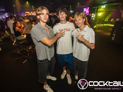 A professional photo of guests enjoying themselves at Cocktails Nightclub from our gallery.