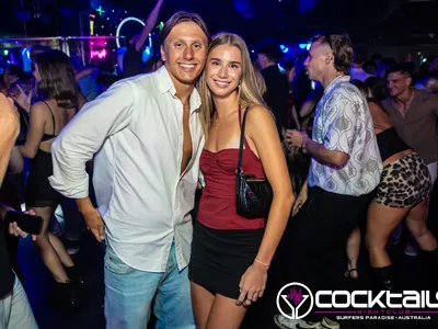 A professional photo of guests enjoying themselves at Cocktails Nightclub from our gallery.