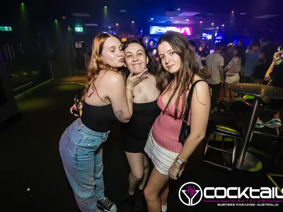 A professional photo of guests enjoying themselves at Cocktails Nightclub from our gallery.