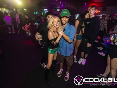 A professional photo of guests enjoying themselves at Cocktails Nightclub from our gallery.