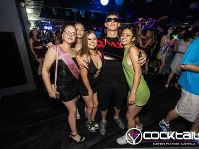 A professional photo of guests enjoying themselves at Cocktails Nightclub from our gallery.