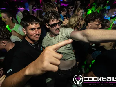 A professional photo of guests enjoying themselves at Cocktails Nightclub from our gallery.