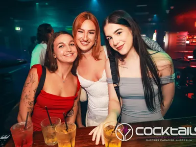 A professional photo of guests enjoying themselves at Cocktails Nightclub from our gallery.