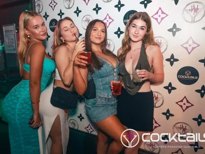 A professional photo of guests enjoying themselves at Cocktails Nightclub from our gallery.