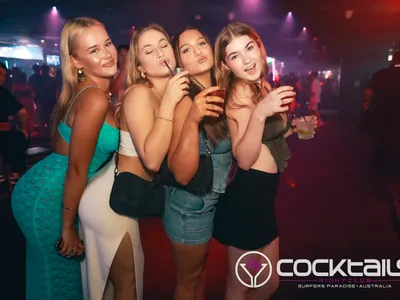 A professional photo of guests enjoying themselves at Cocktails Nightclub from our gallery.