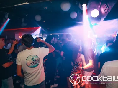 A professional photo of guests enjoying themselves at Cocktails Nightclub from our gallery.