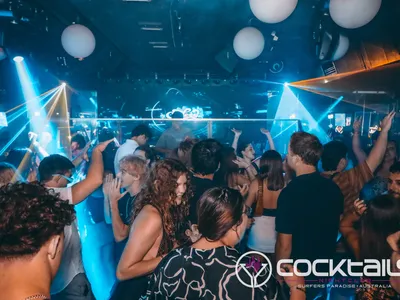 A professional photo of guests enjoying themselves at Cocktails Nightclub from our gallery.