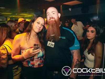 A professional photo of guests enjoying themselves at Cocktails Nightclub from our gallery.