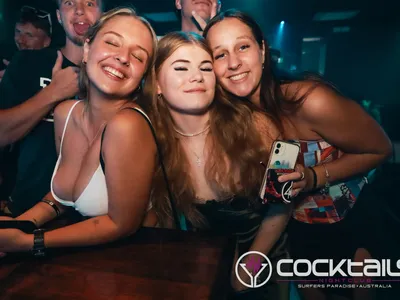 A professional photo of guests enjoying themselves at Cocktails Nightclub from our gallery.