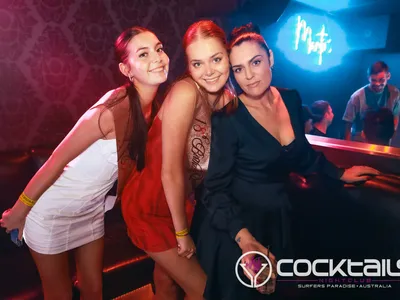 A professional photo of guests enjoying themselves at Cocktails Nightclub from our gallery.