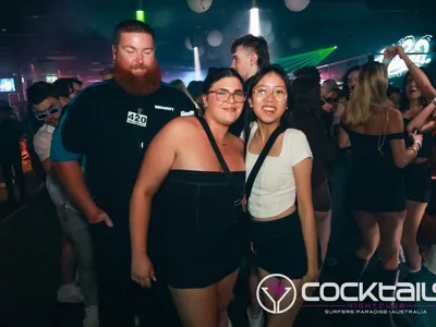 A professional photo of guests enjoying themselves at Cocktails Nightclub from our gallery.