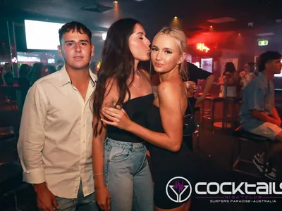 A professional photo of guests enjoying themselves at Cocktails Nightclub from our gallery.