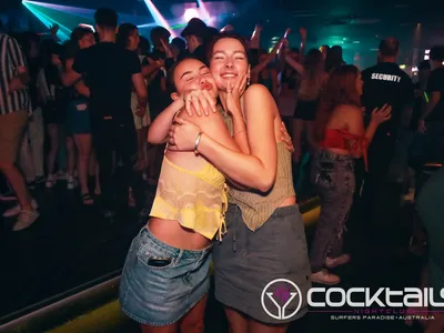 A professional photo of guests enjoying themselves at Cocktails Nightclub from our gallery.