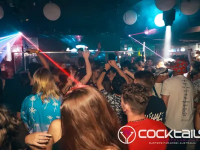 A professional photo of guests enjoying themselves at Cocktails Nightclub from our gallery.