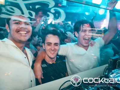 A professional photo of guests enjoying themselves at Cocktails Nightclub from our gallery.