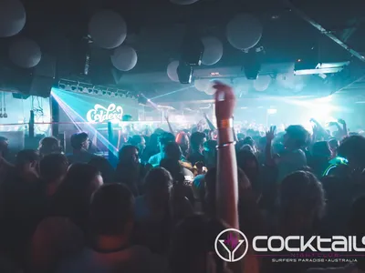 A professional photo of guests enjoying themselves at Cocktails Nightclub from our gallery.