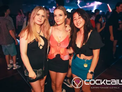 A professional photo of guests enjoying themselves at Cocktails Nightclub from our gallery.