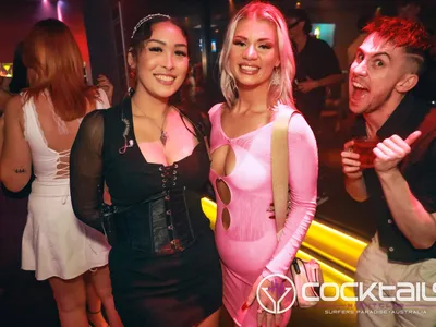 A professional photo of guests enjoying themselves at Cocktails Nightclub from our gallery.