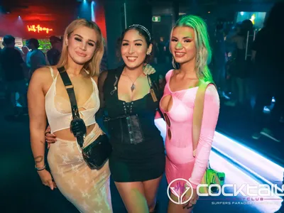 A professional photo of guests enjoying themselves at Cocktails Nightclub from our gallery.