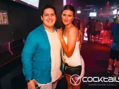 A professional photo of guests enjoying themselves at Cocktails Nightclub from our gallery.