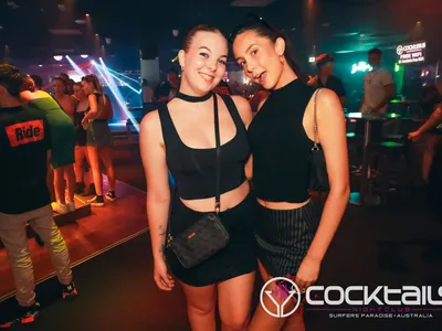 A professional photo of guests enjoying themselves at Cocktails Nightclub from our gallery.