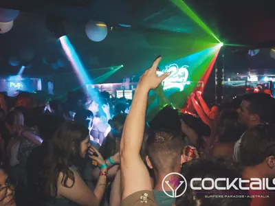 A professional photo of guests enjoying themselves at Cocktails Nightclub from our gallery.