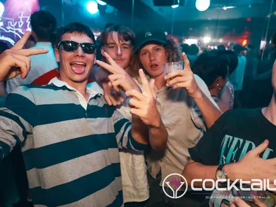 A professional photo of guests enjoying themselves at Cocktails Nightclub from our gallery.