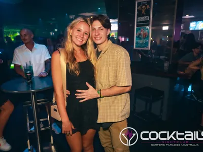 A professional photo of guests enjoying themselves at Cocktails Nightclub from our gallery.