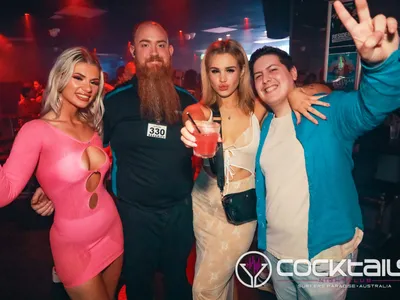 A professional photo of guests enjoying themselves at Cocktails Nightclub from our gallery.