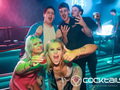 A professional photo of guests enjoying themselves at Cocktails Nightclub from our gallery.