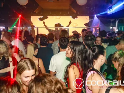 A professional photo of guests enjoying themselves at Cocktails Nightclub from our gallery.