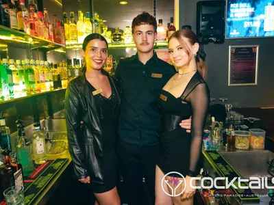 A professional photo of guests enjoying themselves at Cocktails Nightclub from our gallery.