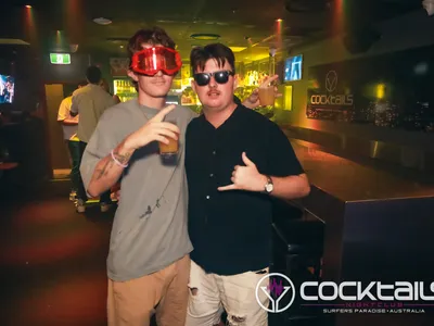 A professional photo of guests enjoying themselves at Cocktails Nightclub from our gallery.