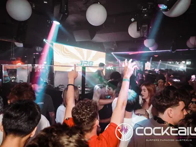 A professional photo of guests enjoying themselves at Cocktails Nightclub from our gallery.