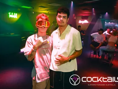 A professional photo of guests enjoying themselves at Cocktails Nightclub from our gallery.