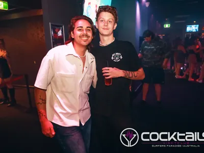 A professional photo of guests enjoying themselves at Cocktails Nightclub from our gallery.