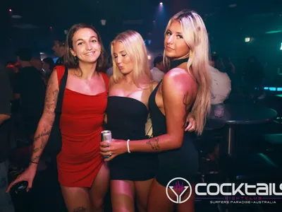 A professional photo of guests enjoying themselves at Cocktails Nightclub from our gallery.