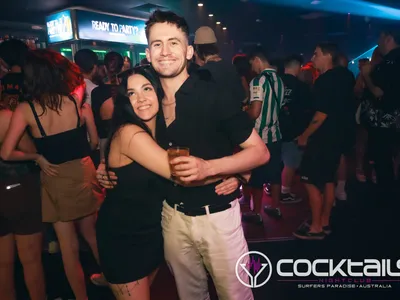 A professional photo of guests enjoying themselves at Cocktails Nightclub from our gallery.