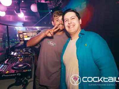 A professional photo of guests enjoying themselves at Cocktails Nightclub from our gallery.