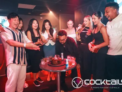 A professional photo of guests enjoying themselves at Cocktails Nightclub from our gallery.