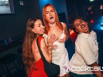 A professional photo of guests enjoying themselves at Cocktails Nightclub from our gallery.