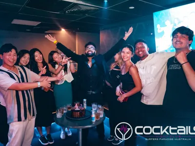 A professional photo of guests enjoying themselves at Cocktails Nightclub from our gallery.