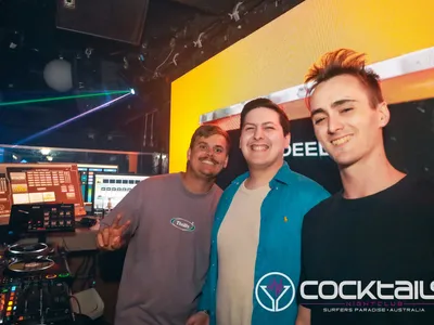 A professional photo of guests enjoying themselves at Cocktails Nightclub from our gallery.