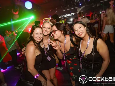 A professional photo of guests enjoying themselves at Cocktails Nightclub from our gallery.