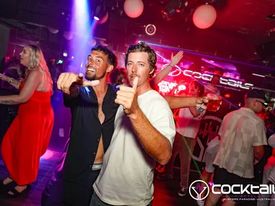 A professional photo of guests enjoying themselves at Cocktails Nightclub from our gallery.