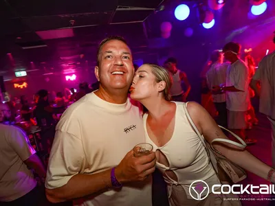 A professional photo of guests enjoying themselves at Cocktails Nightclub from our gallery.