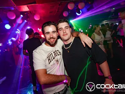 A professional photo of guests enjoying themselves at Cocktails Nightclub from our gallery.