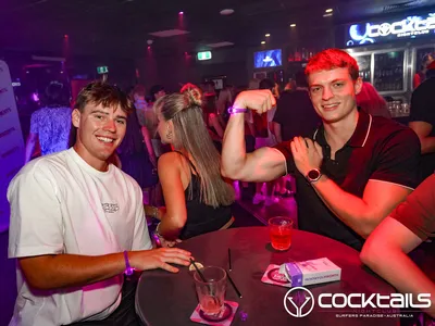 A professional photo of guests enjoying themselves at Cocktails Nightclub from our gallery.