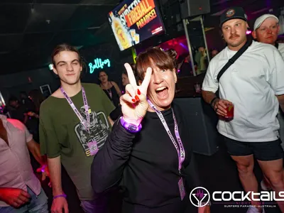 A professional photo of guests enjoying themselves at Cocktails Nightclub from our gallery.